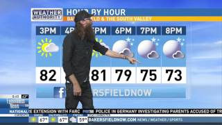 David Crowder gives the weather forecast for Bakersfield