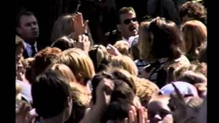 "I think we've made progress. The President against extraordinary opposition that was marshaled against his efforts was able to pass an anti-crime bill that is putting more police on the street and has begun taking guns off the streets and out of the hands of felons and fugitives and stalkers. The ban on assault weapons has made a difference. The Brady bill has made a difference. And not many people know this but the President's proposal to expand the Brady bill was actually passed so that people convicted of domestic violence will also be prevented from buying handguns. So we are seeing the results of the President's anti-crime strategy. I just don't want that set back. I don't want to elect a President or Congress who don't believe in the Brady bill, don't believe in the assault weapons ban, don't believe in putting police on the streets. You know, it's working, why would we go back?"