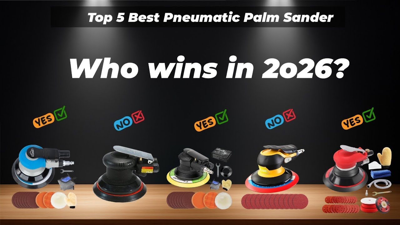 ✅ Top 5 Best Pneumatic Palm Sanders [Watch This Before You Make a Choice!]