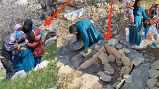From lost to found: building a water pond in the mountains by a mother and her daughters
