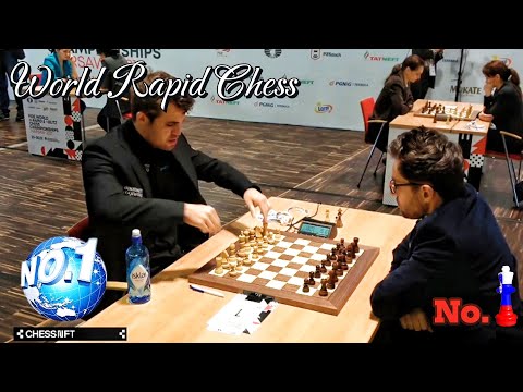 Magnus Carlsen (World no.1) Vs Levon Aronian (Armenia No. 1) || World Rapid Chess