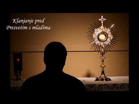 Klanjanje pred Presvetim s mladima  - Gospa od Zdravlja - Split - 11. 5. 2018. - fra Josip Repeša