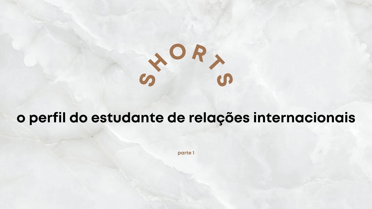 O PERFIL DO ESTUDANTE DE RELAÇÕES INTERNACIONAIS