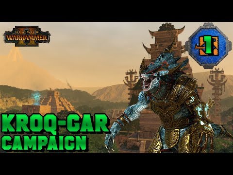 NEW Kroq-Gar Lizardmen Mortal Empires Campaign - MORDKIN FALLS | Total War: Warhammer 2