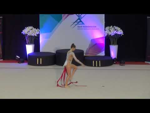 Melany Keler ribbon final Eesti MV 2018