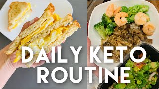 WHAT I EAT IN A DAY FOR FAT LOSS - MY DAILY KETO ROUTINE!