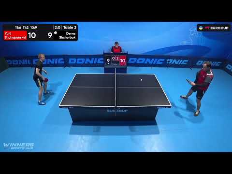 12:50 Yurii Shchepanskyi - Denys Shcherbak 14.10.2023 TT Euro.Cup Ukraine Star. Table 3