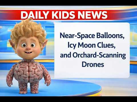 Near-Space Balloons, Icy Moon Clues, and Orchard-Scanning Drones