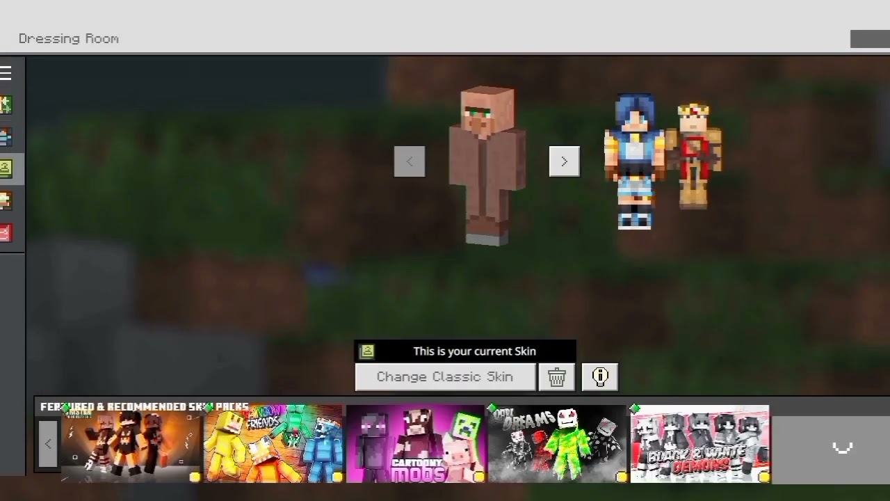 #minecraft how to get villager skin #minecraft video