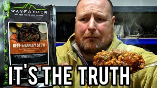 The TRUTH About Wayfayrer Camping Meals... (Beef & Barley Stew)