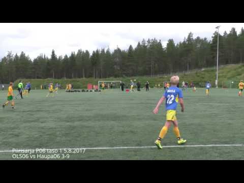 Piirisarja P06 taso 1 5.8.2017 OLS06 vs Haupa06 3-9