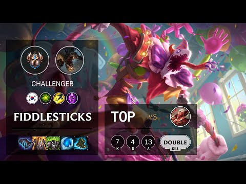Fiddlesticks Top vs Vladimir - KR Challenger Patch 10.13