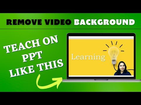 Make Educational Videos with OBS + PPT + Pen tablet | Remove video background