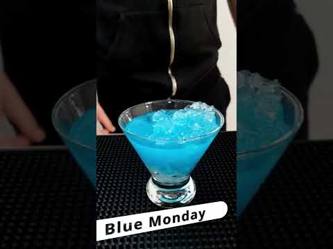 Blue Monday #shorts #cocktail