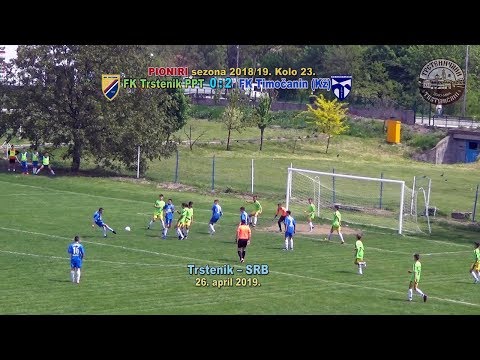 PIONIRI: FK Trstenik PPT – FK Timočanin KŽ 0:2; Trstenik SRB 26. april 2019.