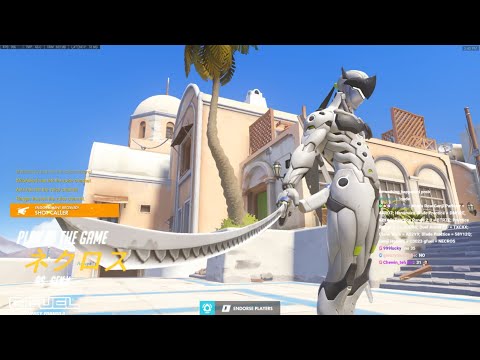 Overwatch Fastest Genji God Necros Showing His Sick Mobility Skills -POTG-