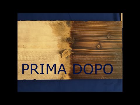 COME INVECCHIARE IL LEGNO (tecnica della bruciatura controllata)