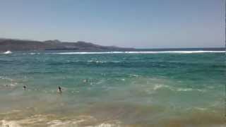 preview picture of video 'Playa de Las Canteras - Playa Chica'