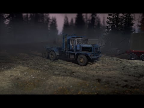 Mit dem Pecific zum Camping Platz , Snowrunner Hard Mode Part 22