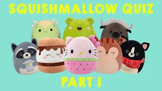 SQUISHMALLOWS  QUIZ - How many can you name Part 1 of our Famous Toys Series. #squishmallows