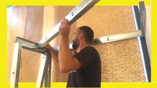 🔥 How to Install METAL STUD Framing 💪 For a STRONG Plateau ✅ Drywall