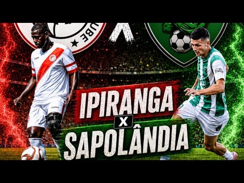 IPIRANGA X SAPOLÂNDIA, AO VIVO!  SEMI FINAL DO CAMPEONATO MUNICIPAL DE GUAPÉ/MG ⚽