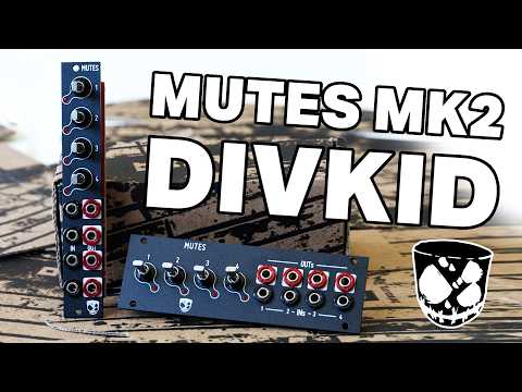 DIVKID MUTES MK2 // Flick those switches and perform with Eurorack triggers, modulation & audio!