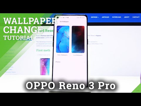 How to Change Wallpaper in OPPO Reno 3 Pro – Desktop Update