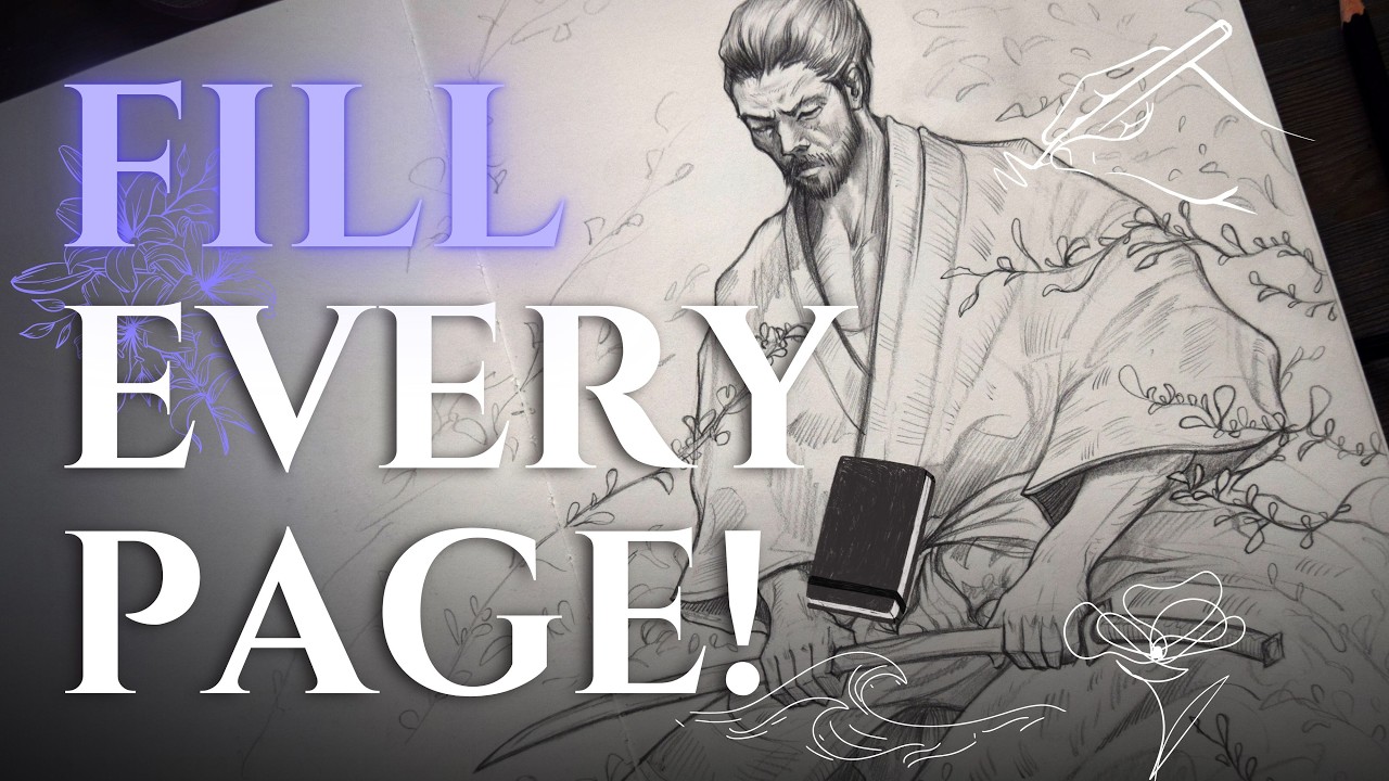 10 WAYS TO FILL YOUR SKETCHBOOK - Stay Inspired & Improve Your Art