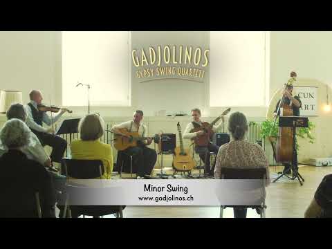 Minor Swing - Gadjolinos Gypsy Swing Quartet - Live in Trun, 30. 5. 2021