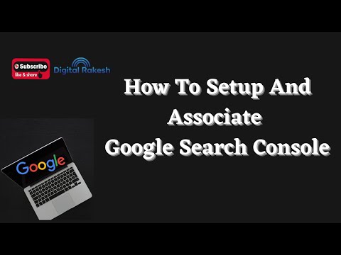 How to setup and associate google search console