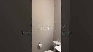 Powder Room makeover #homeprojects #makeover #transformation #homedecor #diytips #homeimprovement