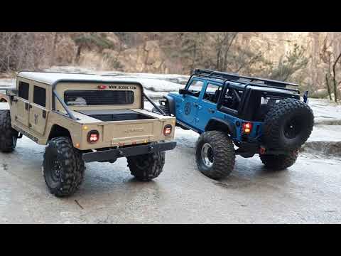 RC Traxxas Trx4 HUMMER H1 Trail Run 3D printed Body