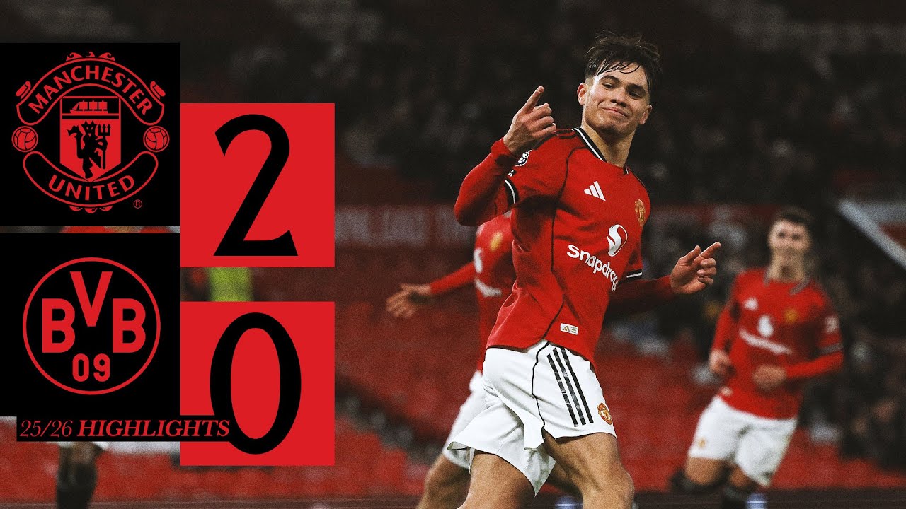 Victory At Old Trafford! | Man Utd v Borussia Dortmund | U21s Highlights