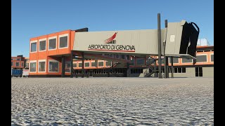 LIMJ - Genova - Cristoforo Colombo International Airport (Italy) Native 2024 and 2020 video