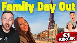 Blackpool Family Day Out | £1 Street Food, Drinks, Games & Promenade Vibes