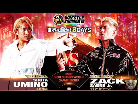NJPW Wrestle Kingdom 19 – IWGP World Heavyweight Title – Zack Sabre Jr vs. Shota Umino Result