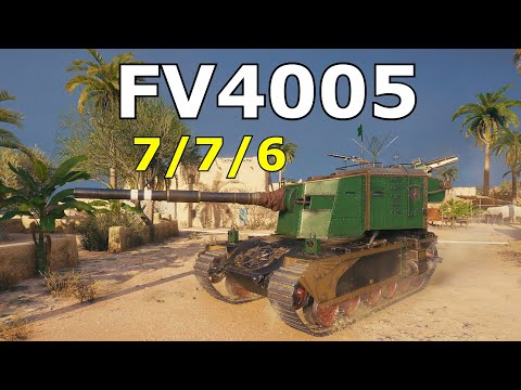 World of Tanks FV4005 Stage II - 5 Kills 9,6K Damage