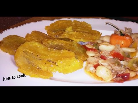 HOW TO MAKE JAMAICAN FRIED GREEN PLANTAIN 2016