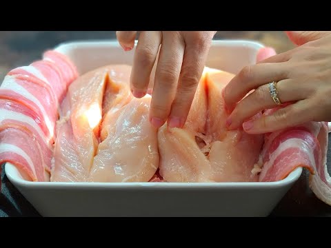 15 MINUTES CHICKEN BACON RECIPE SUPER EASY AND TASTY ONLY 4 INGREDIENTS