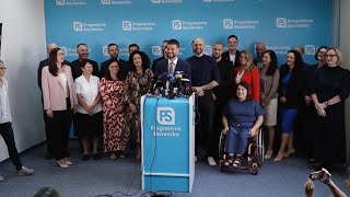 Slovakia's liberal candidate Michal Simecka respects his defeat in parliamentary election