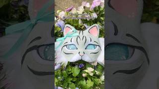 simple gray cat mask available! #furry #animalmask #theriangear #therian #therianthropy #catmask