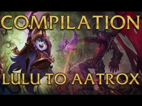 LoLログインテーマ - ルルからAatroxまでのチャンピオンまとめ (LoL Login themes - Champions compilation from Lulu to Aatrox)