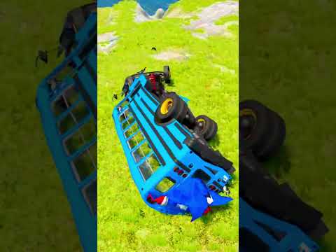 Bus 🚌 crash...pit -BeamNG.drive#beamngs horts #beamngdrive#automobile#usa #viral#brasi