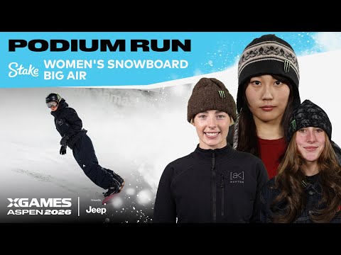 Stake Women’s Snowboard Big Air: Top 3 Medal Runs | X Games Aspen 2026