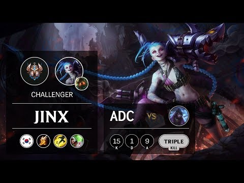Jinx ADC vs Aphelios - KR Challenger Patch 9.24