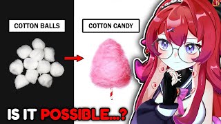 He Turned COTTON BALLS into COTTON CANDY..!? | NileRed React