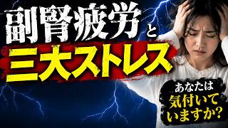 副腎疲労の理由でメインになりやすい人間関係以外の『サブの三大ストレス』の共通点！！！
