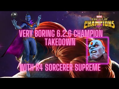 6.2.6 Champion Boss Kill with R4 Sorcerer Supreme (Boring but Easy Mode  Activated)