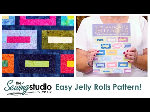 Easy Jelly Roll Pattern, Pam & Nicky Lintott | The Sewing Studio